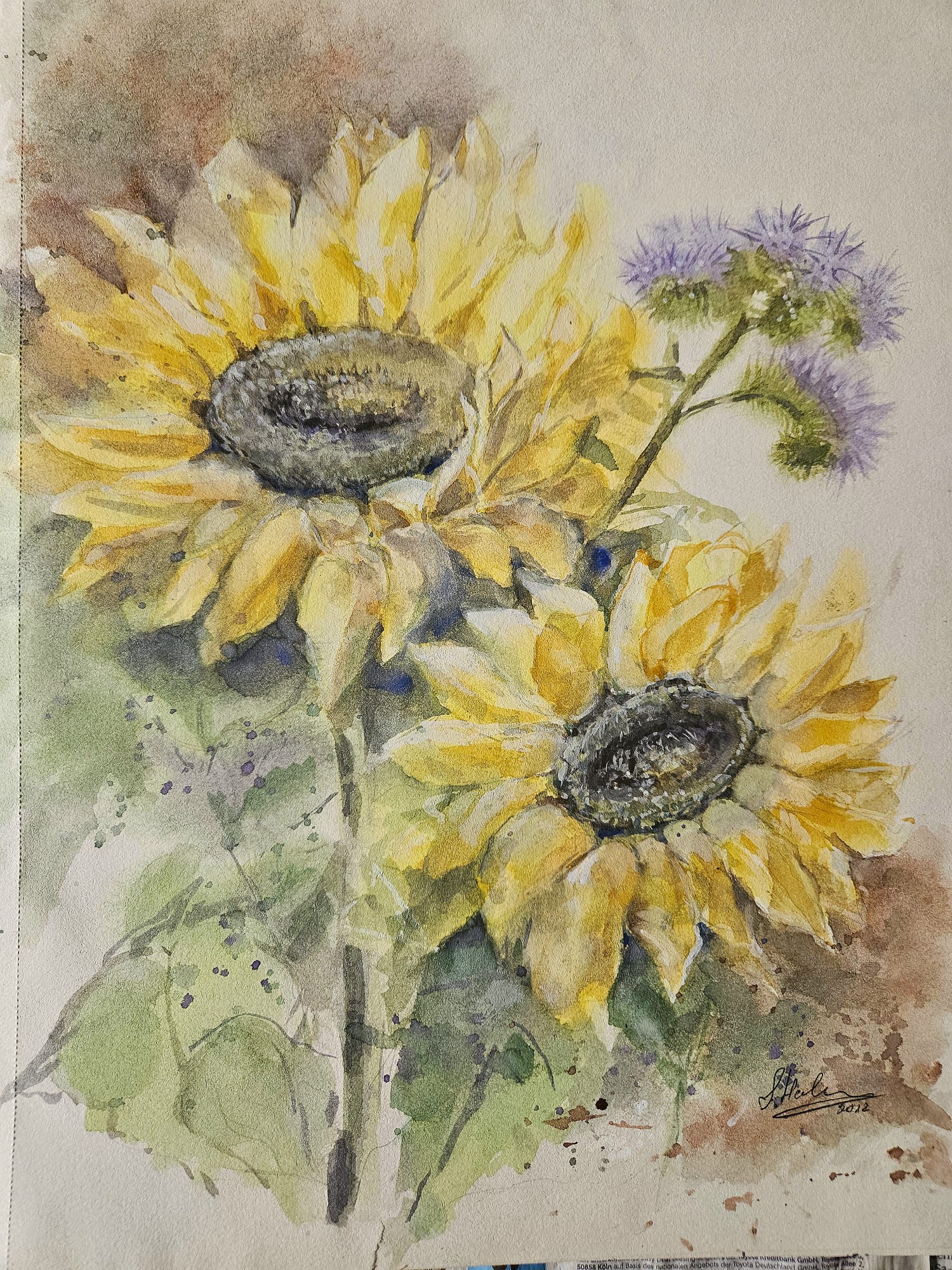 Goldener Herbst – Aquarellmalerei für alle mit Svetlana Hecht